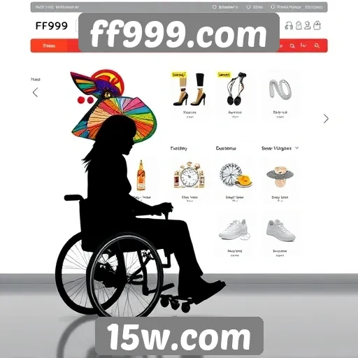 Acessibilidade e navegação no site ff999.com